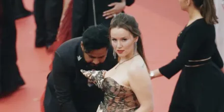 Anastasia Bentley : une apparition marquante et profondément artistique au Festival de Cannes