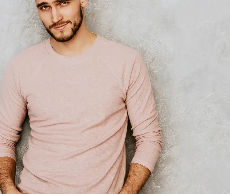 homme chic avec pull